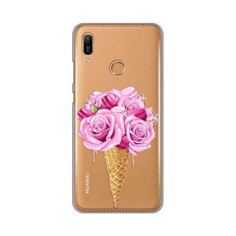 Maska silikon Print za Huawei Y6 2019/Honor 8A Rose Cone