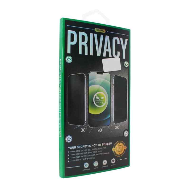 Zaštitno staklo Privacy 2.5D za Huawei Y70/Y70 Plus crni