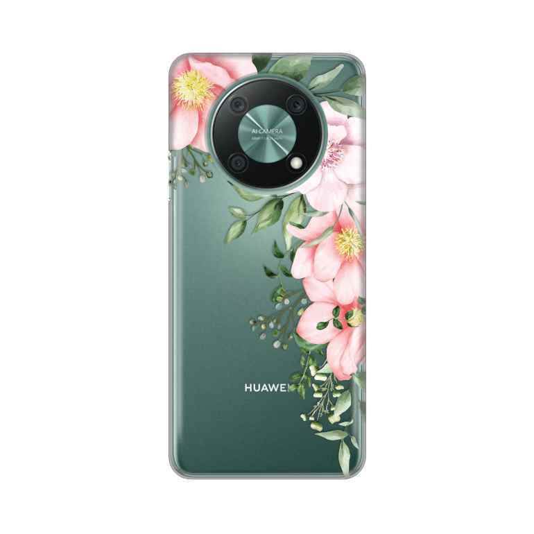 Maska silikon Print za Huawei Nova Y90 Gentle Rose Pattern
